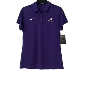 Nike Alabama Crimson Tide Football 3 Button Polo Women size Medium